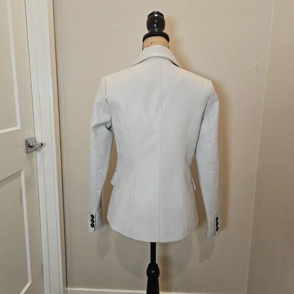 BCBGMAXAZRIA Vegan Leather Blazer Size Small - Picture 5 of 9